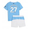 Baby Fußballbekleidung Manchester City Matheus Nunes #27 Heimtrikot 2025-26 Kurzarm (+ kurze hosen)